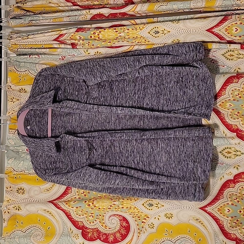 Eddie Bauer grey button down fleece